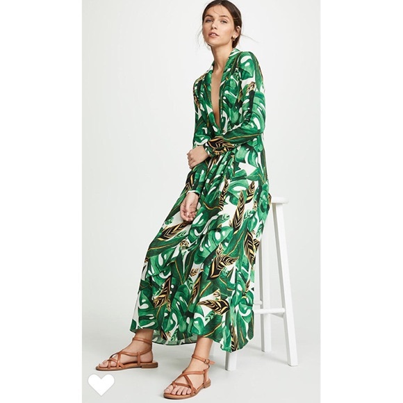 FARM Rio Dresses & Skirts - ❗️SOLD❗️Farm Rio Max Amazonia Long Sleeve Dress